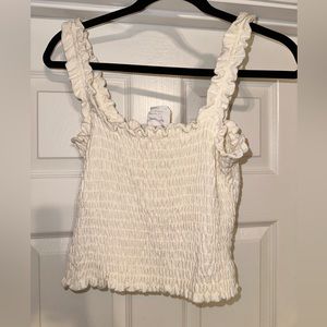 Smocked crop top